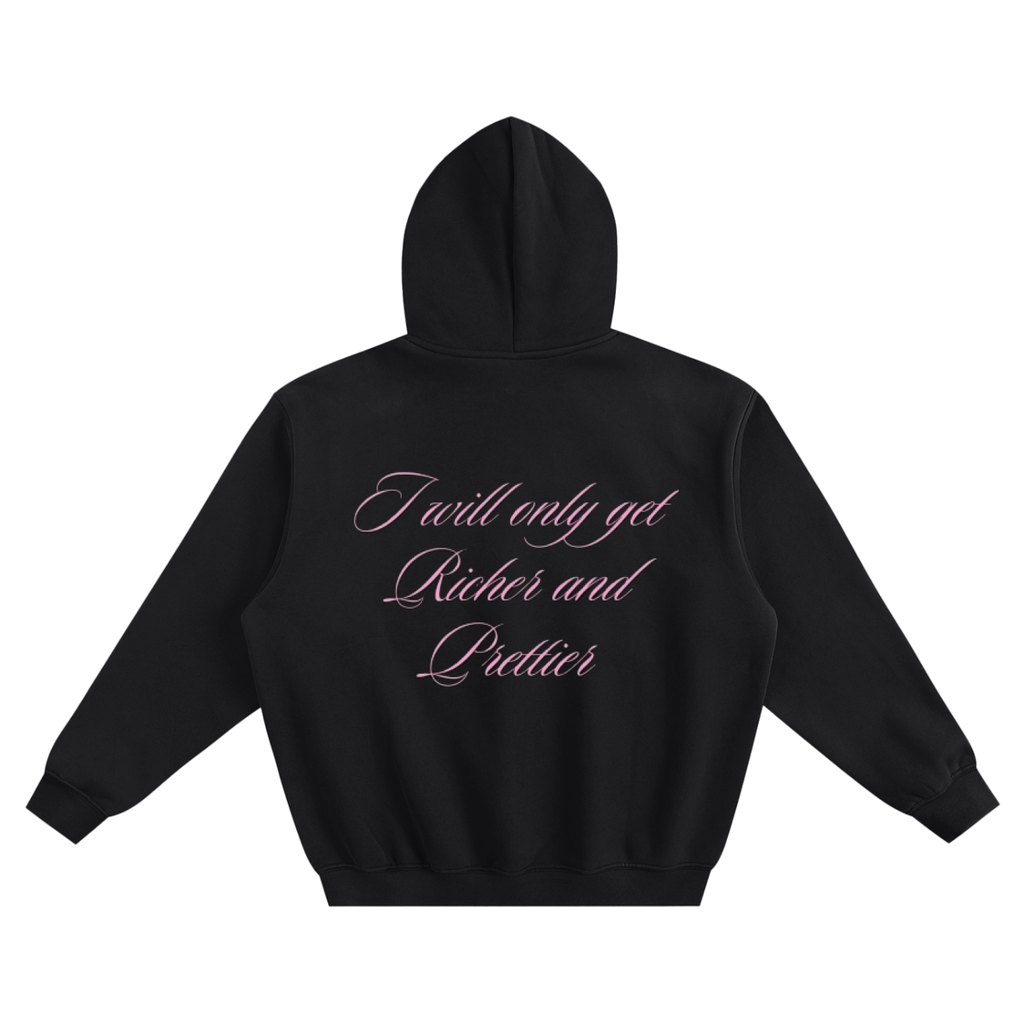Fleeced Boxy Hoodie For Girls