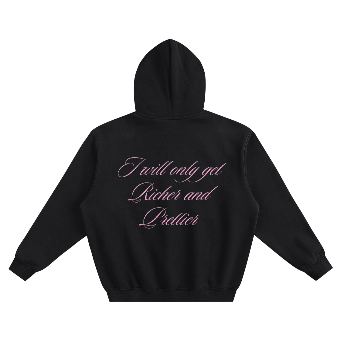 Fleeced Boxy Hoodie For Girls
